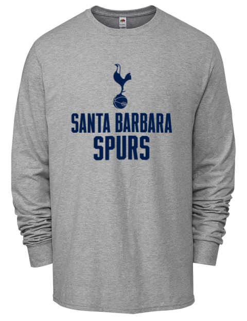 Stacked Santa Barbara Spurs Men's Long-Sleeve T-Shirt | Swagsta