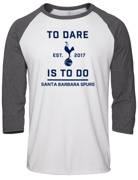 To Dare Santa Barbara Spurs Unisex Premium Three-Quarter Raglan T-Shirt | Swagsta