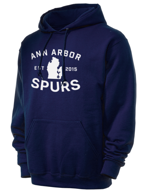 Logo Ann Arbor Spurs Custom Unisex Hooded Sweatshirt | Swagsta