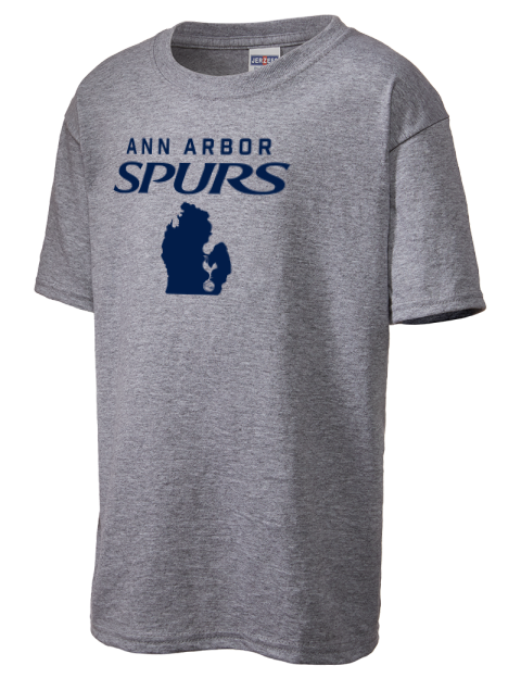 Support Ann Arbor Spurs Custom Youth T-Shirt | Swagsta