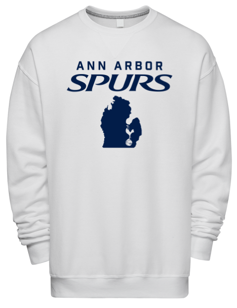 Support Ann Arbor Spurs Custom Premium Unisex Crewneck Sweatshirt | Swagsta