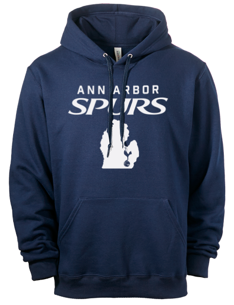 Local Ann Arbor Spurs Custom Eco Premium Unisex Hooded Sweatshirt | Swagsta