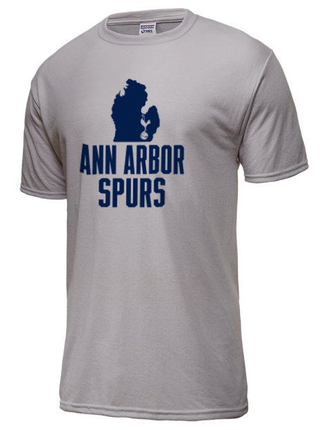 Stacked Club Logo Ann Arbor Spurs Custom Dri-Power Unisex T-Shirt | Swagsta
