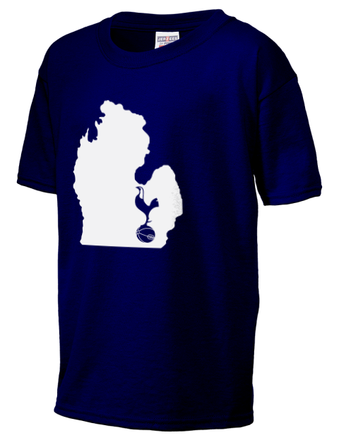 State Outline Ann Arbor Spurs Custom Youth T-Shirt | Swagsta
