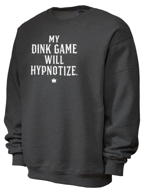 Dink Game Will Hypotize Pickleball Unisex Crewneck Sweatshirt | Swagsta