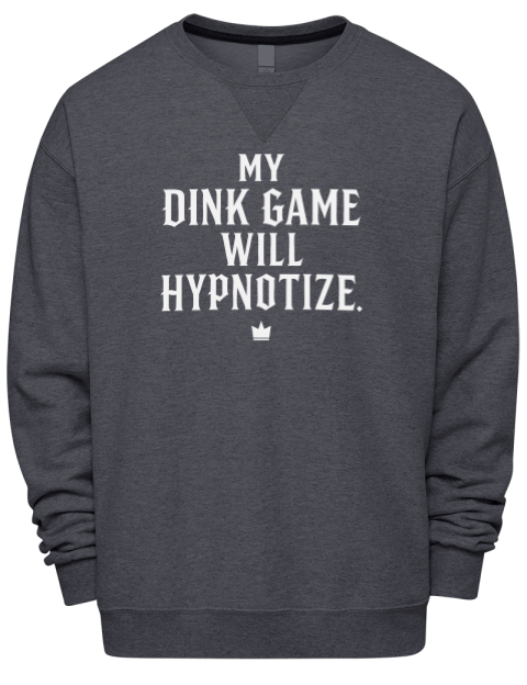 Dink Game Will Hypotize Pickleball Premium Unisex Crewneck Sweatshirt | Swagsta
