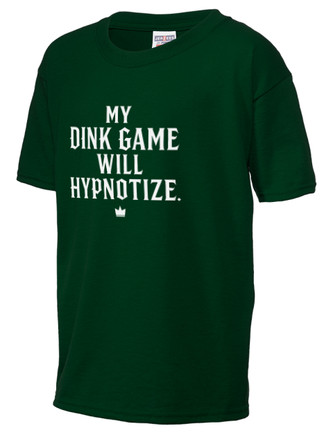 Dink Game Will Hypotize Pickleball Youth T-Shirt | Swagsta