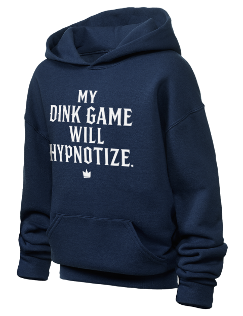 Dink Game Will Hypotize Pickleball Youth Hooded Sweatshirt | Swagsta