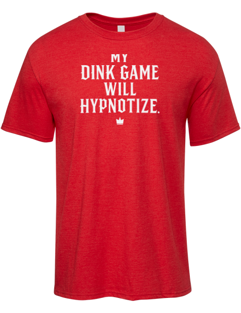 Dink Game Will Hypotize Pickleball Premium Ring-Spun Cotton Unisex T-Shirt | Swagsta