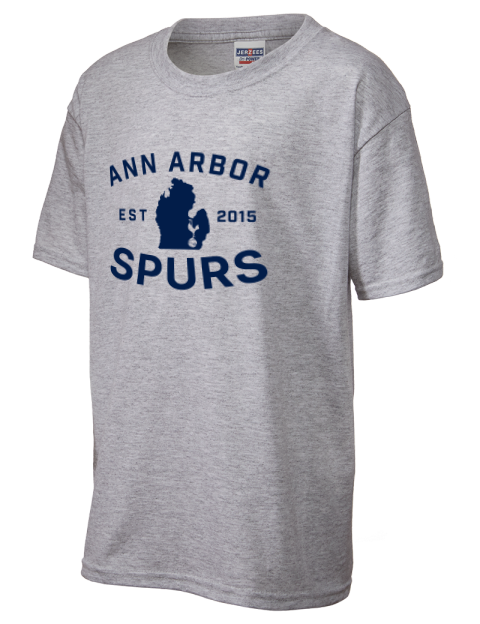 Club Logo Ann Arbor Spurs Custom Youth T-Shirt | Swagsta