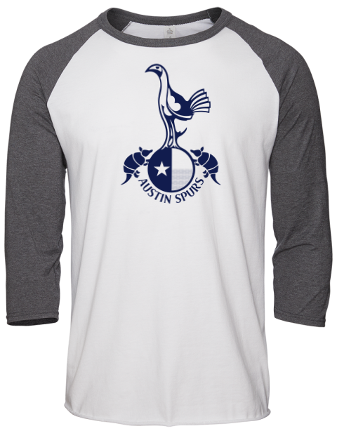 Local Club Light Austin Spurs Custom Unisex Premium Three-Quarter Raglan T-Shirt | Swagsta