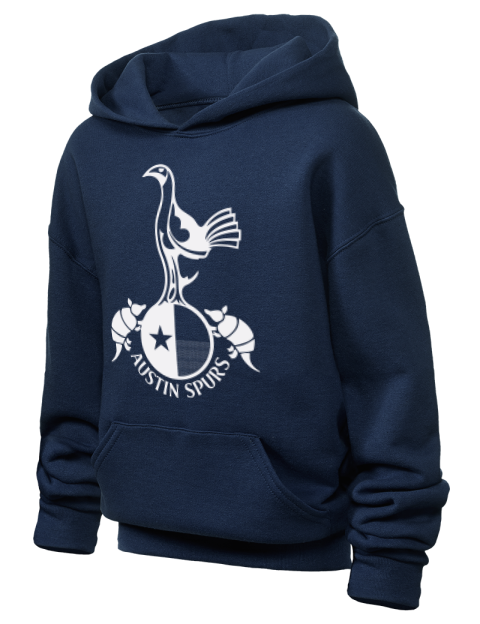 Club Austin Spurs Custom Youth Hooded Sweatshirt | Swagsta