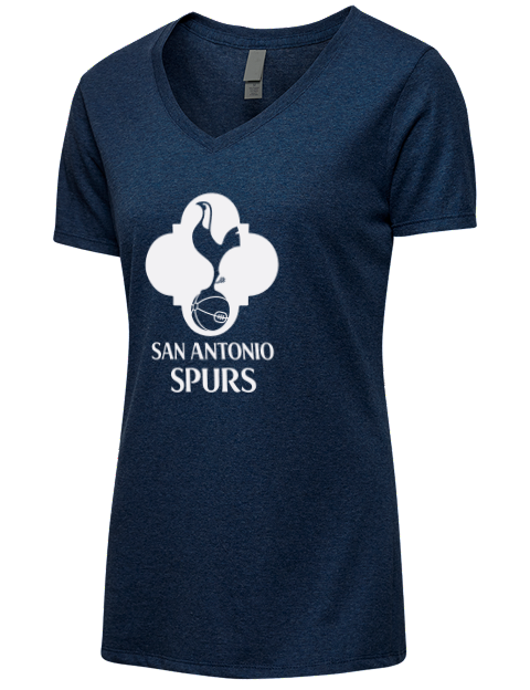 Club San Antonio Spurs Custom Premium Ladies V-Neck T-Shirt | Swagsta