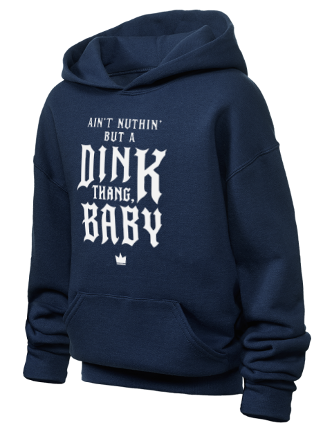 Dink Thang Baby Pickleball Youth Hooded Sweatshirt | Swagsta