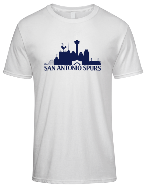 Bridge San Antonio Spurs Custom Premium Ring-Spun Cotton Unisex T-Shirt | Swagsta