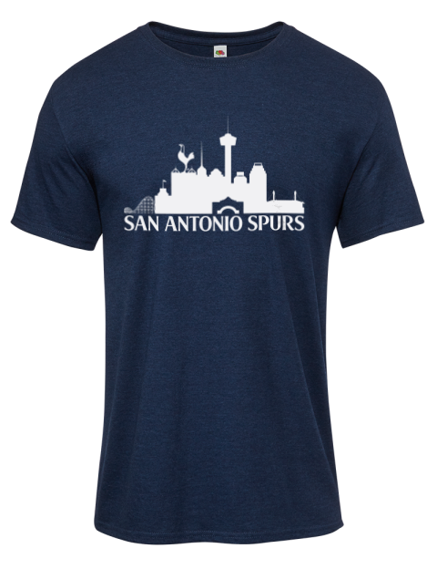 Bridge Lite San Antonio Spurs Custom Iconic Men's T-Shirt | Swagsta