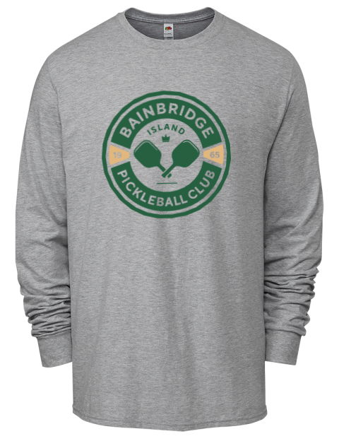 08A Bainbridge Island Pickleball Men's Long-Sleeve T-Shirt | Swagsta