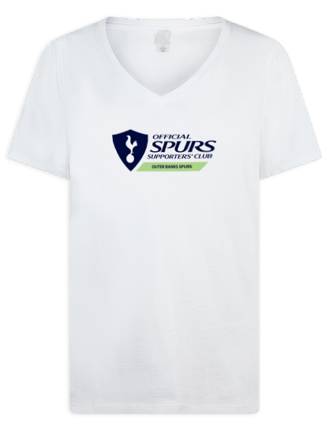 Official Outer Banks Spurs Premium Ladies V-Neck T-Shirt | Swagsta