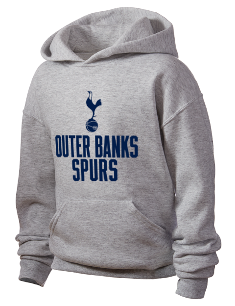 Stacked Outer Banks Spurs Youth Hooded Sweatshirt | Swagsta