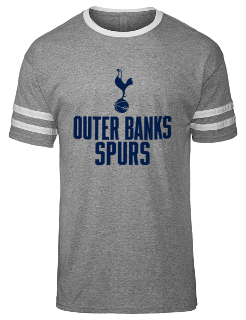 Stacked Outer Banks Spurs Men's Tri-Blend T-Shirt | Swagsta