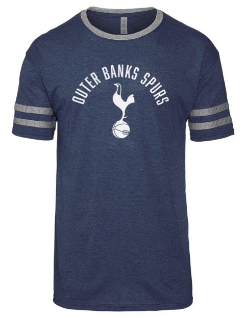 Arched Outer Banks Spurs Men's Tri-Blend T-Shirt | Swagsta