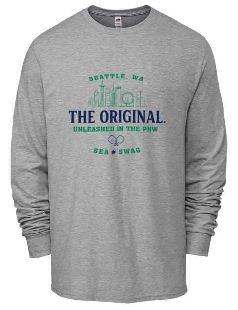 Unleashed PNW Pickleball Men's Long-Sleeve T-Shirt | Swagsta