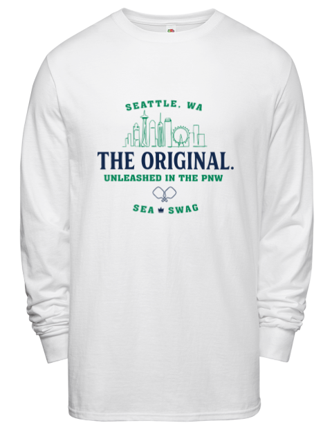 Unleashed PNW Pickleball Men's Long-Sleeve T-Shirt | Swagsta