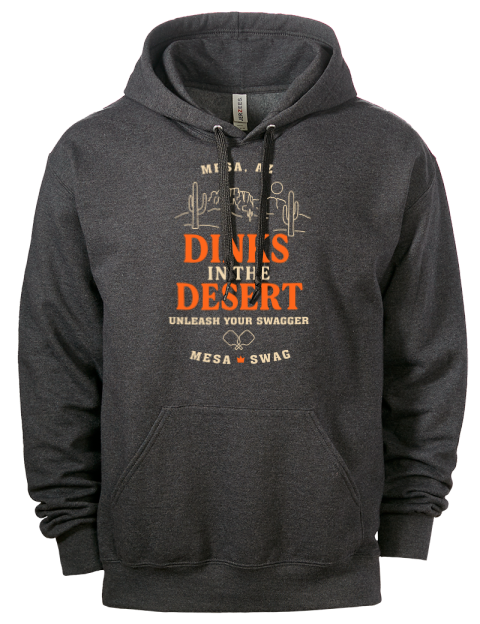 Dinks In The Desert Pickleball Eco Premium Unisex Hooded Sweatshirt | Swagsta