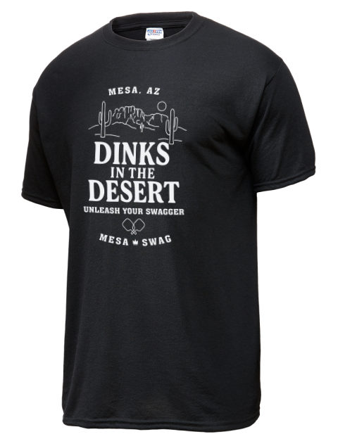 Mesa AZ Dinks Pickleball Dri-Power Unisex T-Shirt | Swagsta