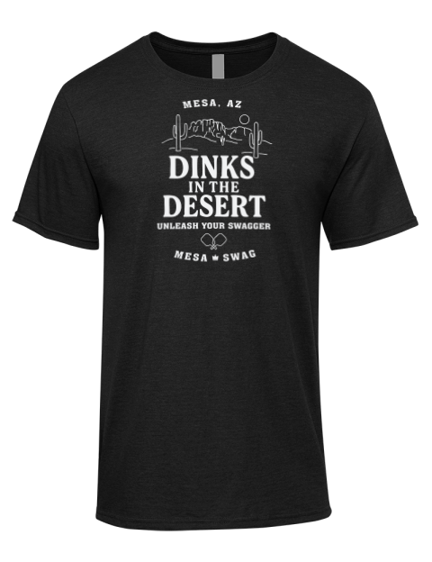 Mesa AZ Dinks Pickleball Premium Ring-Spun Cotton Unisex T-Shirt | Swagsta