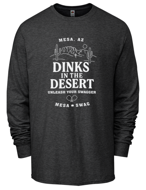 Mesa AZ Dinks Pickleball Men's Long-Sleeve T-Shirt | Swagsta