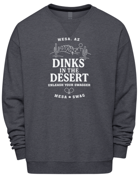 Mesa AZ Dinks Pickleball Premium Unisex Crewneck Sweatshirt | Swagsta