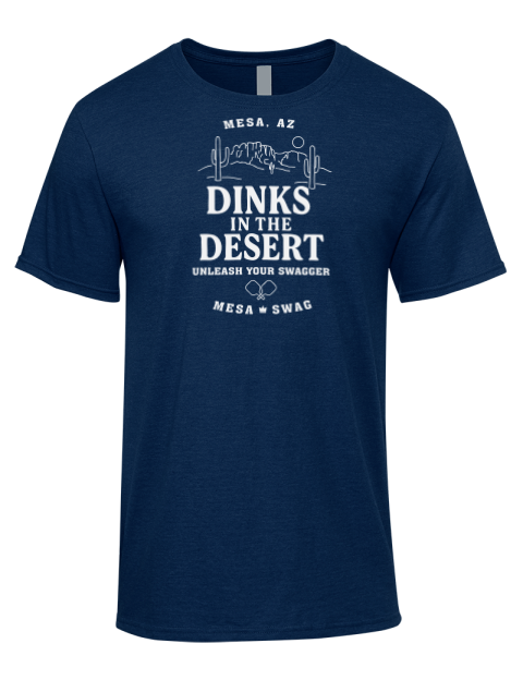 Mesa AZ Dinks Pickleball Premium Ring-Spun Cotton Unisex T-Shirt | Swagsta