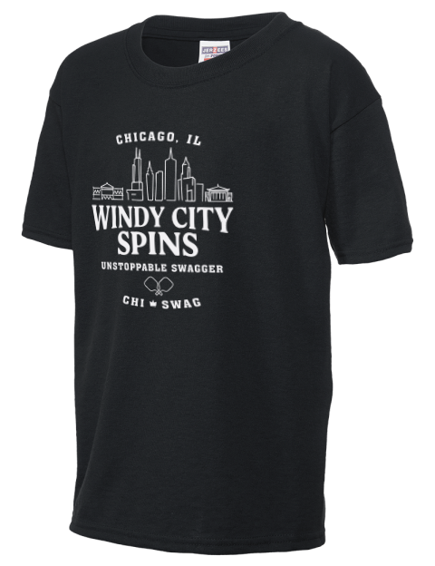 Chicago City Spins Pickleball Youth T-Shirt | Swagsta