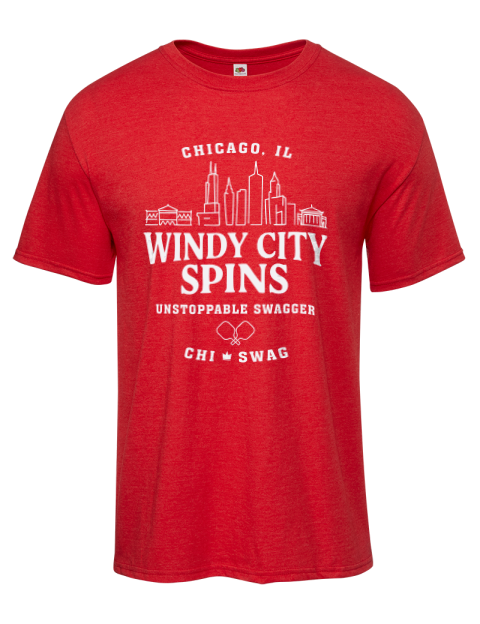 Chicago City Spins Pickleball Iconic Men's T-Shirt | Swagsta