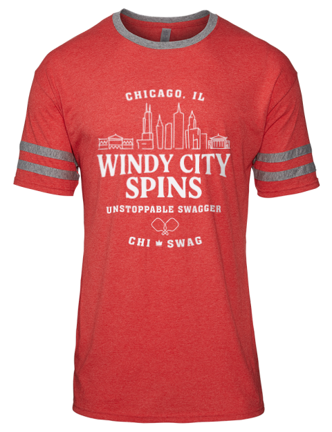 Chicago City Spins Pickleball Men's Tri-Blend T-Shirt | Swagsta