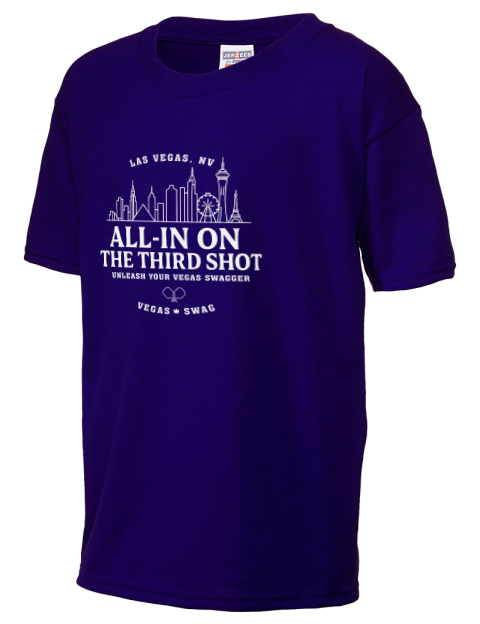 Las Vegas Third Shot Pickleball Youth T-Shirt | Swagsta