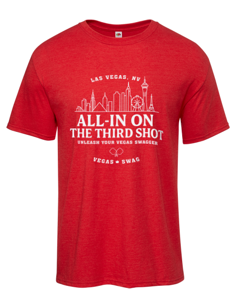 Las Vegas Third Shot Pickleball Iconic Men's T-Shirt | Swagsta