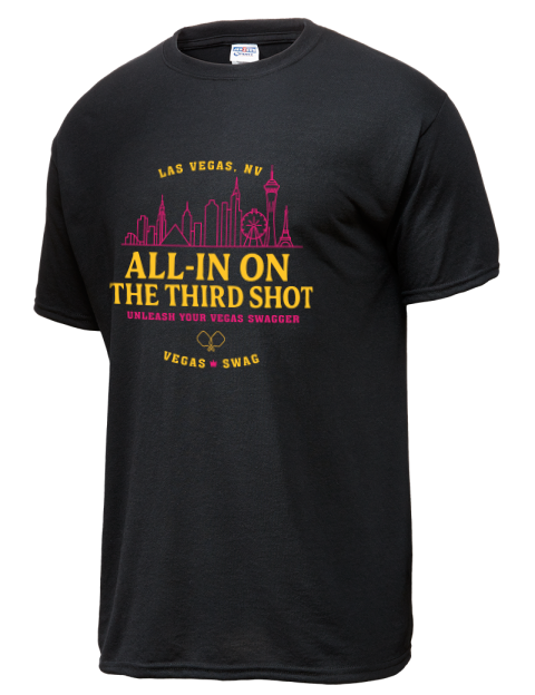 Vegas All In Pickleball Dri-Power Unisex T-Shirt | Swagsta
