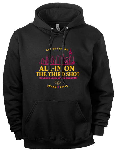 Vegas All In Pickleball Eco Premium Unisex Hooded Sweatshirt | Swagsta