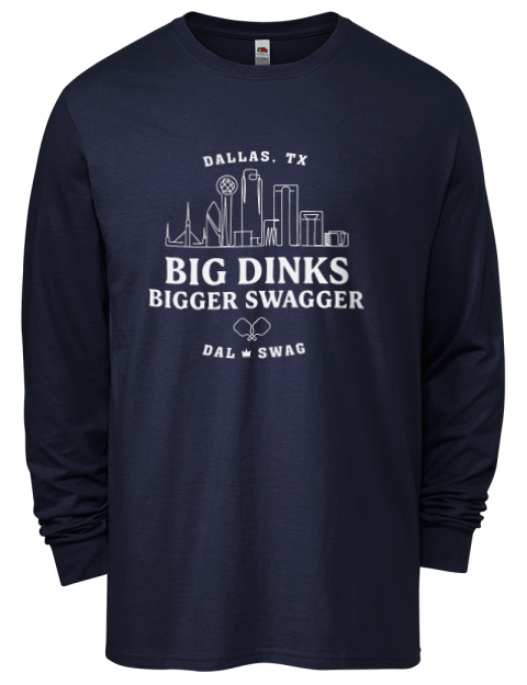 Dallas Swagger Pickleball Men's Long-Sleeve T-Shirt | Swagsta