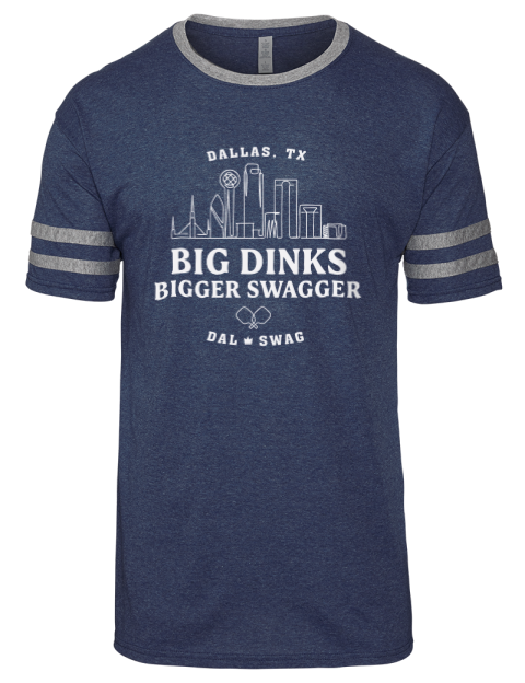 Dallas Swagger Pickleball Men's Tri-Blend T-Shirt | Swagsta