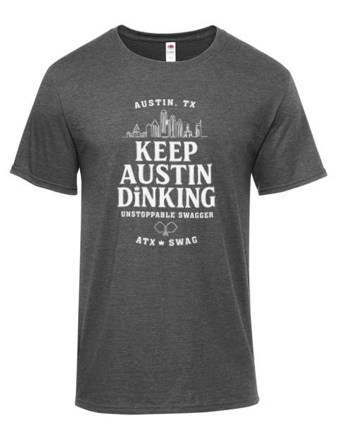 Austin Dink Pickleball Iconic Men's T-Shirt | Swagsta
