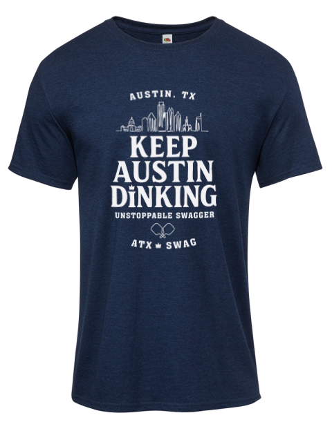 Austin Dink Pickleball Iconic Men's T-Shirt | Swagsta