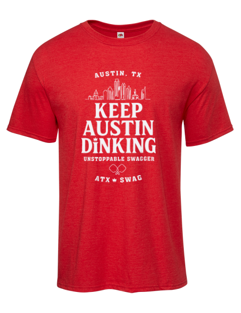 Austin Dink Pickleball Iconic Men's T-Shirt | Swagsta