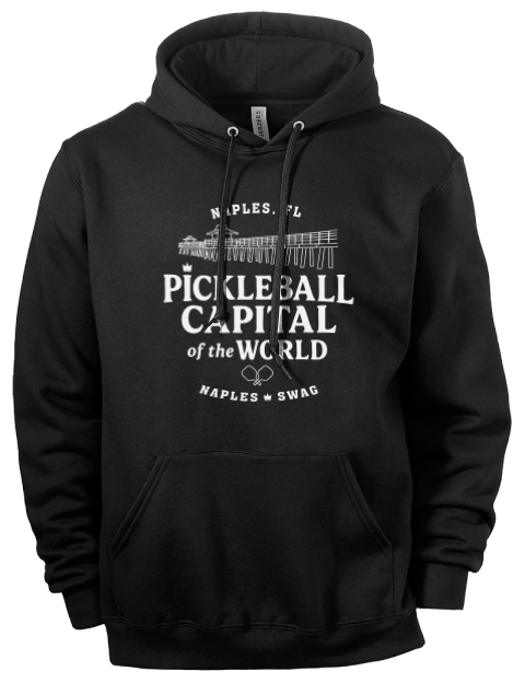 Naples FL Pickleball Eco Premium Unisex Hooded Sweatshirt | Swagsta