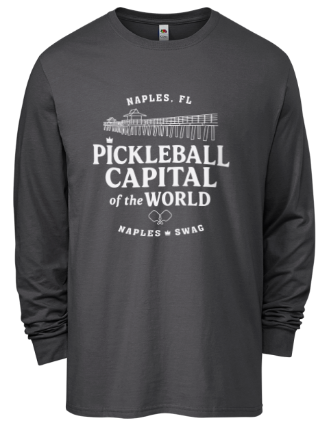 Naples FL Pickleball Men's Long-Sleeve T-Shirt | Swagsta