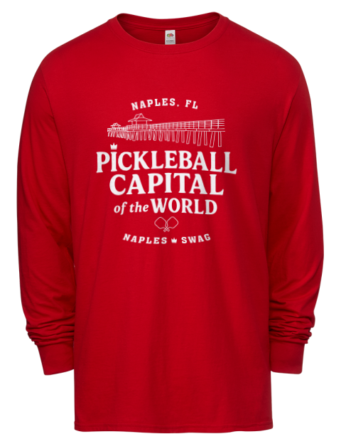 Naples FL Pickleball Men's Long-Sleeve T-Shirt | Swagsta