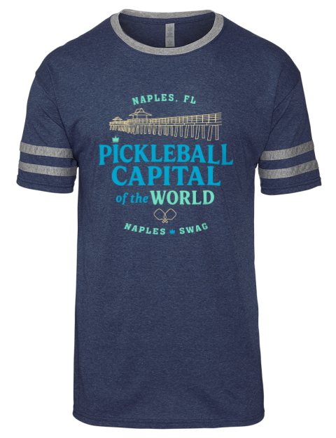 Naples Capital Pickleball Men's Tri-Blend T-Shirt | Swagsta