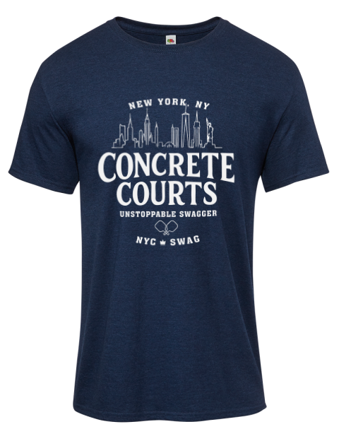 Concrete Courts NYC Pickleball Iconic Men's T-Shirt | Swagsta